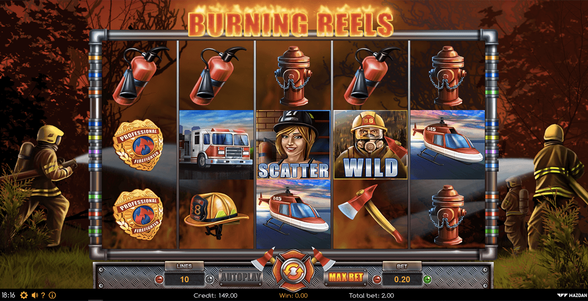 burning reels wazdan casino slots 