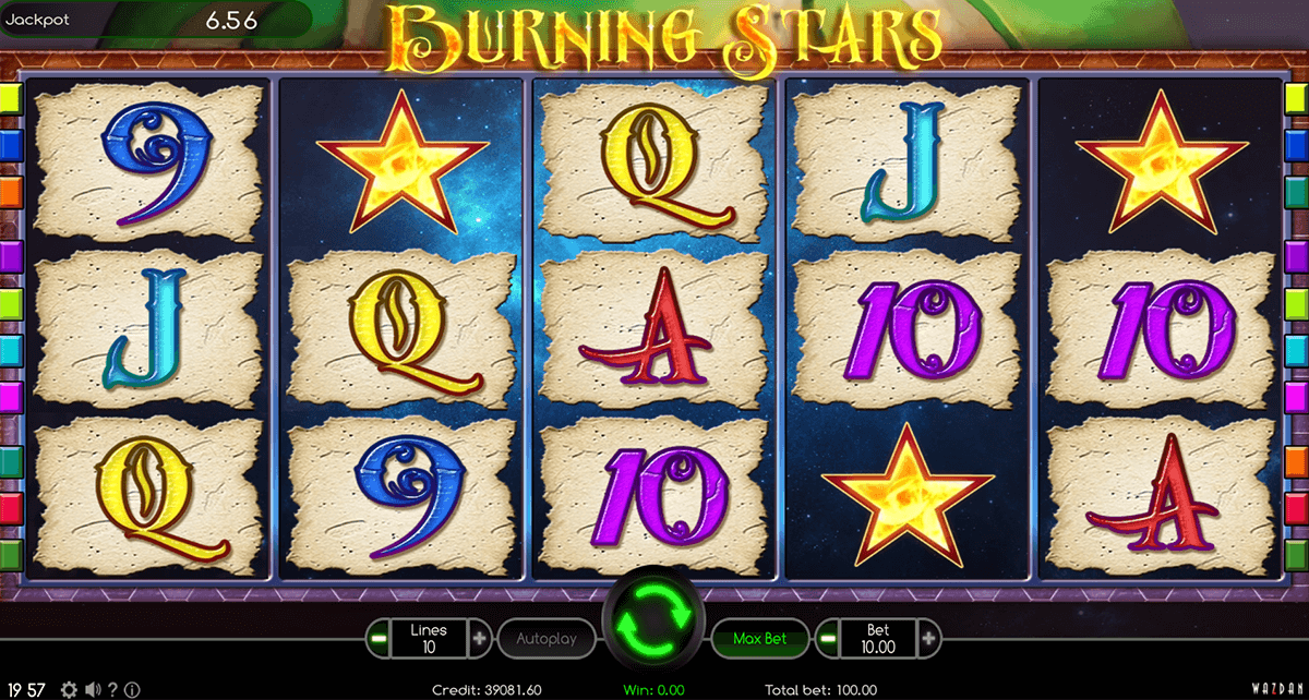 burning star wazdan casino slots 