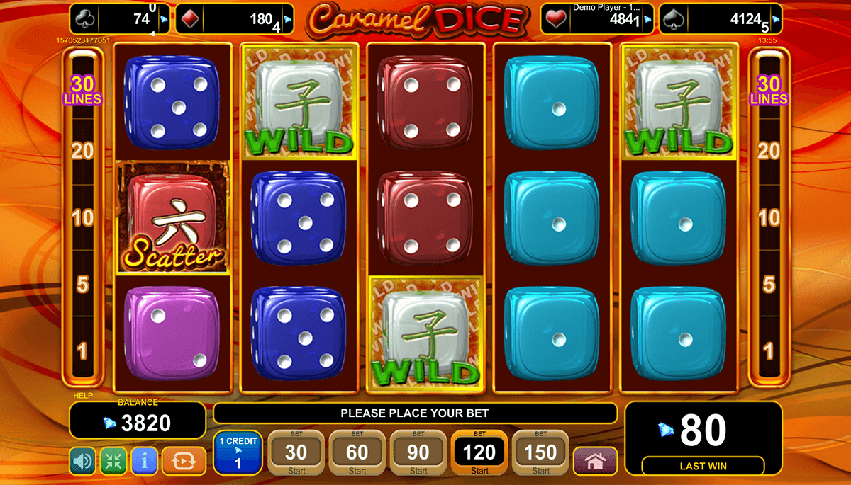 caramel dice egt casino slots 