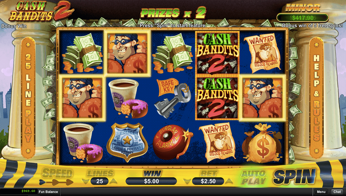 cash bandits 2 rtg casino slots 