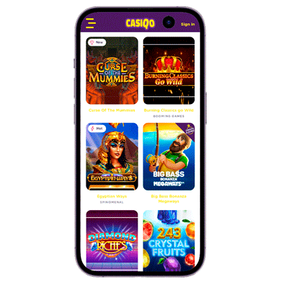 Casino Games In Casiqo Casino App