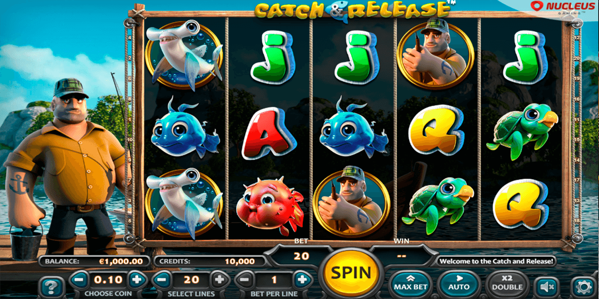catch release nucleus gaming casino slots 
