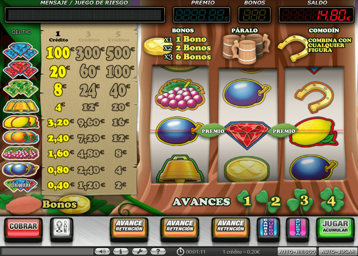 celtic mga casino slots 