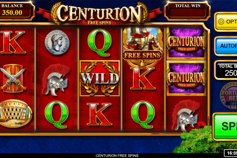 Centurion Free Spins Inspired Gaming Casino Slots 
