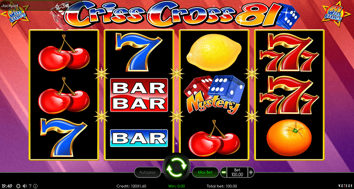 criss cross 81 wazdan casino slots 