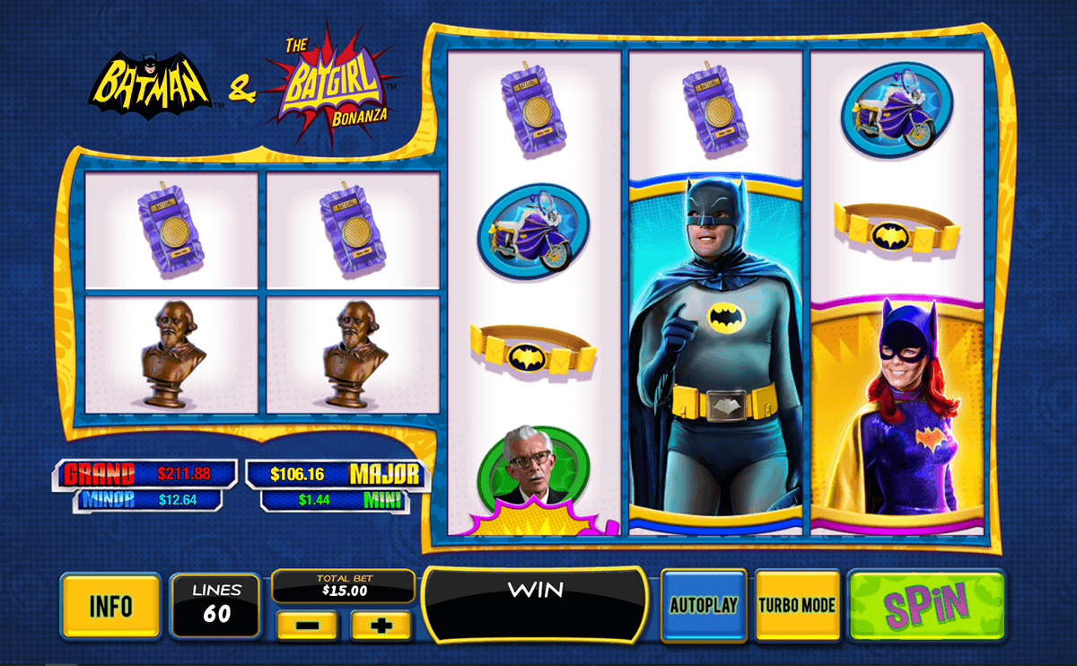 Batman & The BatGirl Bonanza Slot Machine Online 96% RTP ᐈ Play Free  Playtech Casino Games