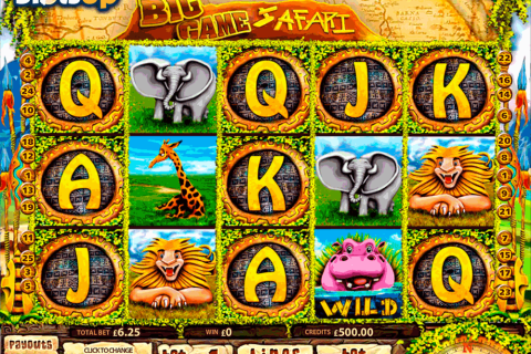 Big Game Safari Multislot Casino Slots 