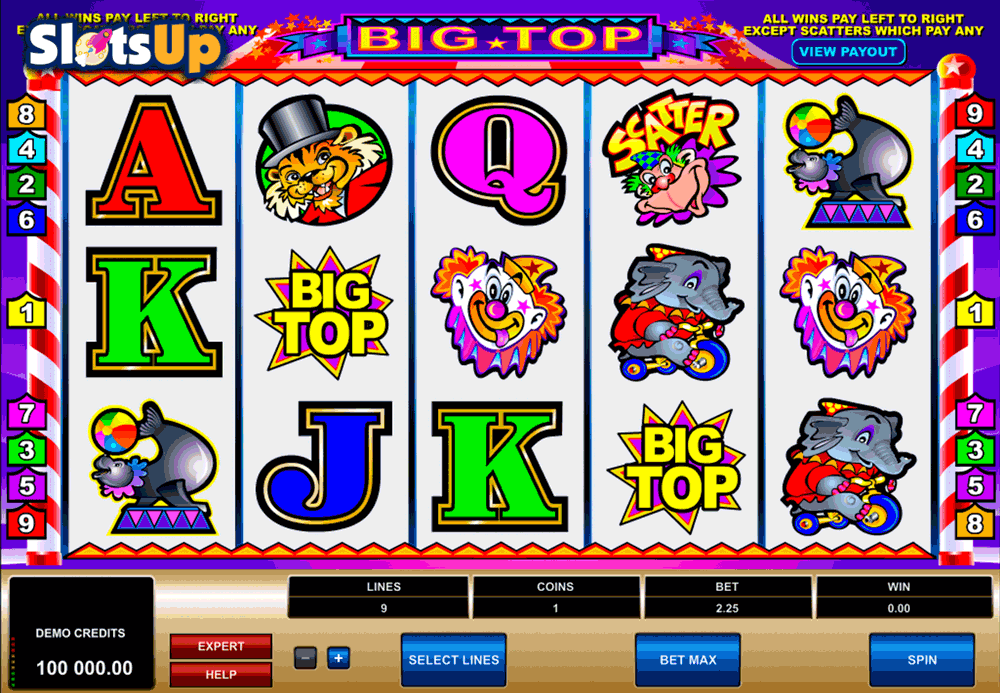 big top microgaming casino slots 
