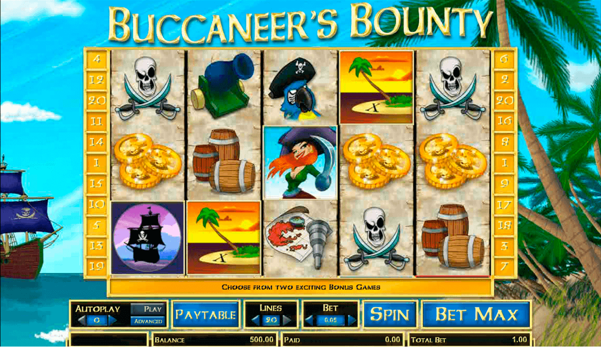 buccaneers bounty amaya casino slots 