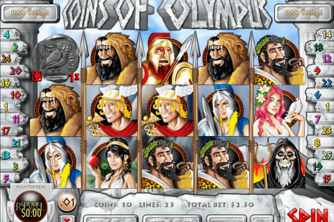 Coins Of Olympus Rival Casino Slots 