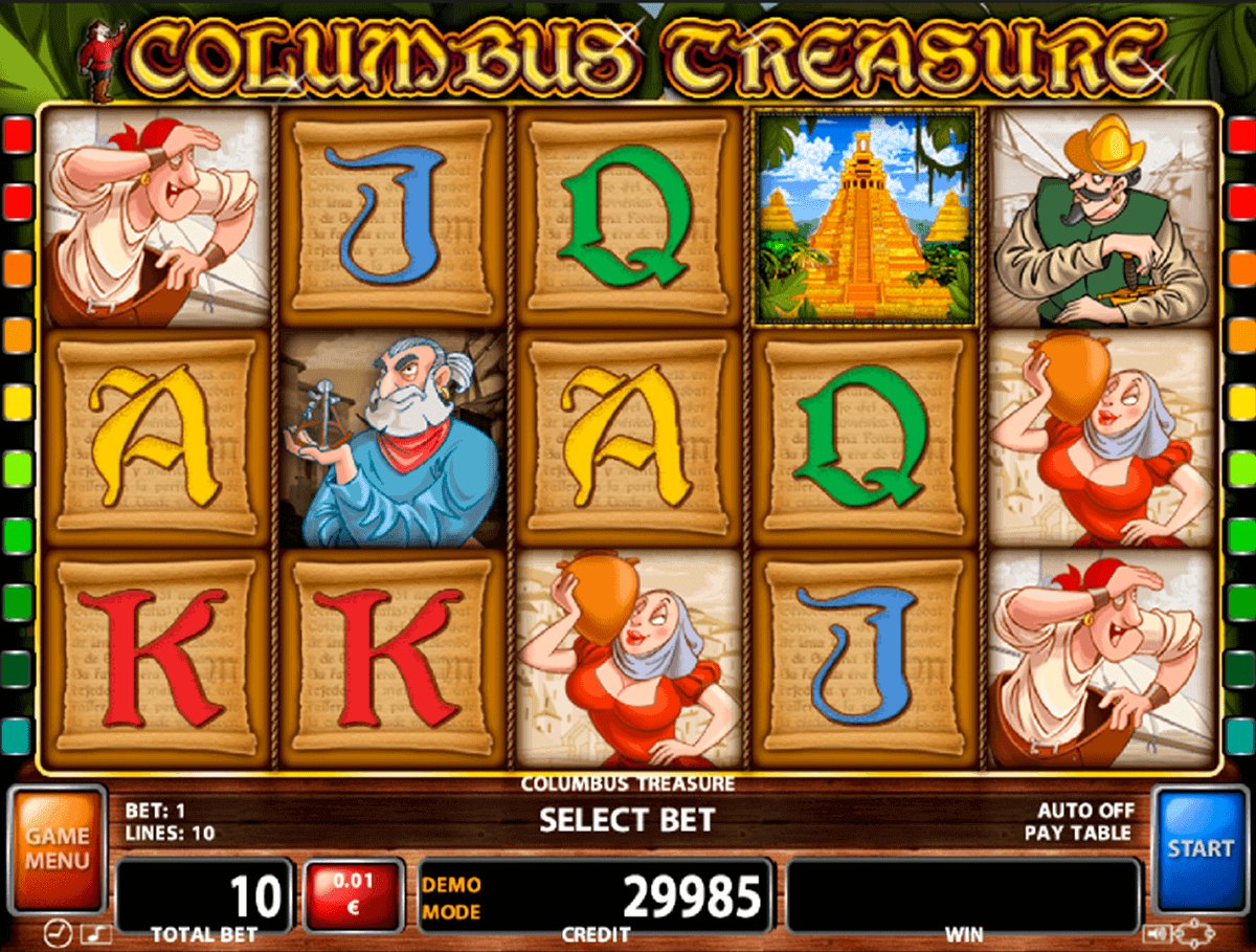 columbus treasure casino technology slot machine 