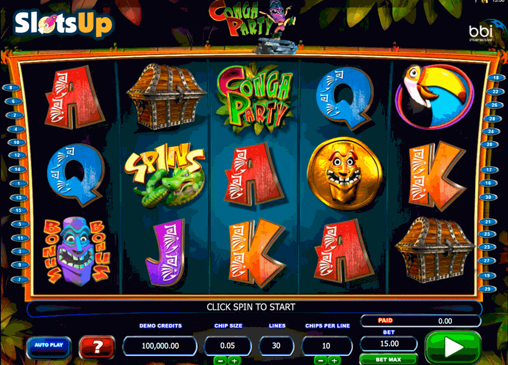 conga party microgaming casino slots 