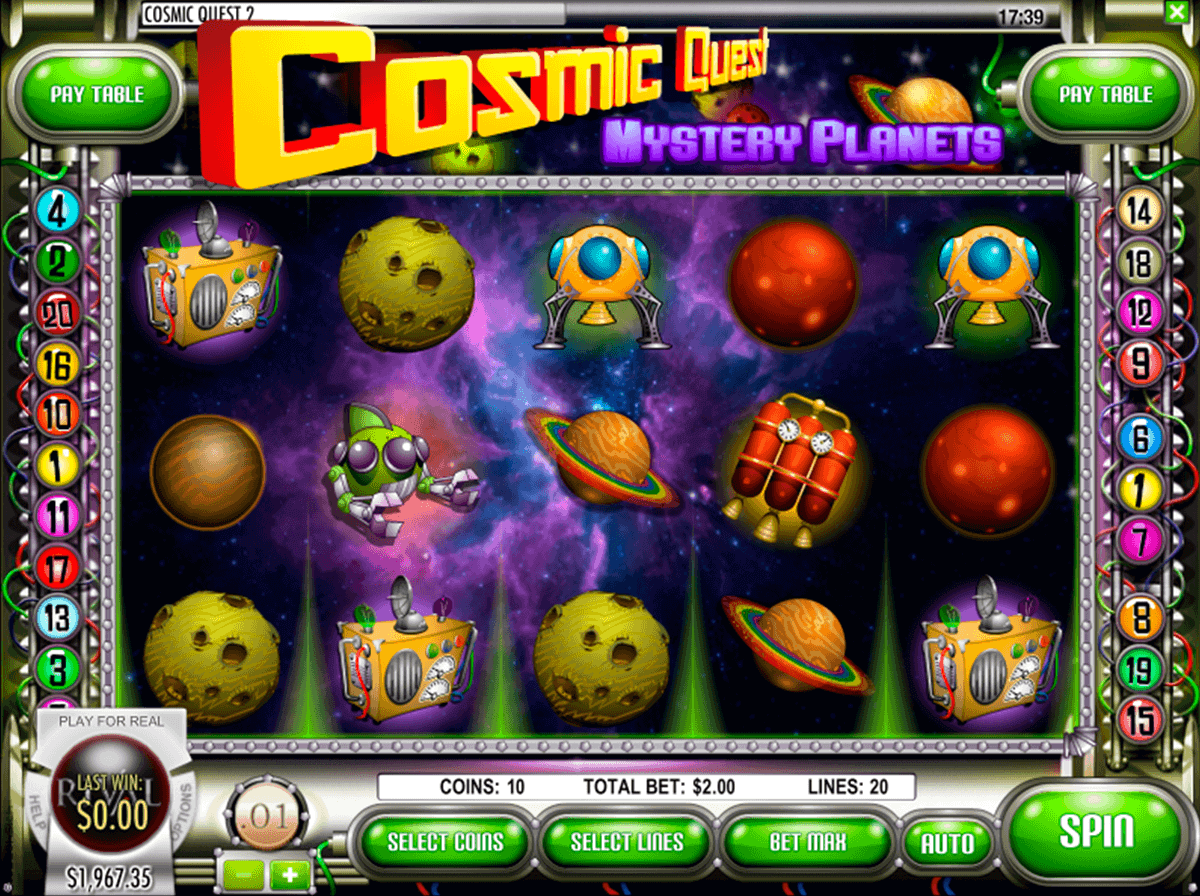 cosmic quest 2 mystery planets rival casino slots 