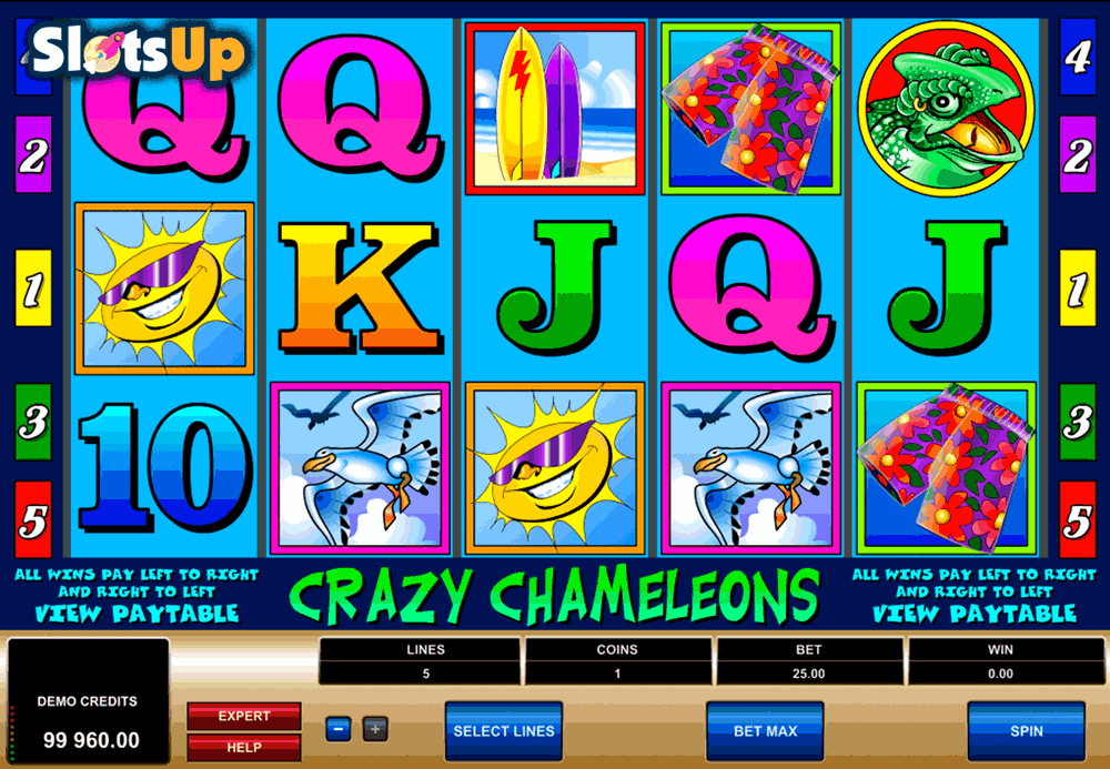 crazy chameleons microgaming casino slots 