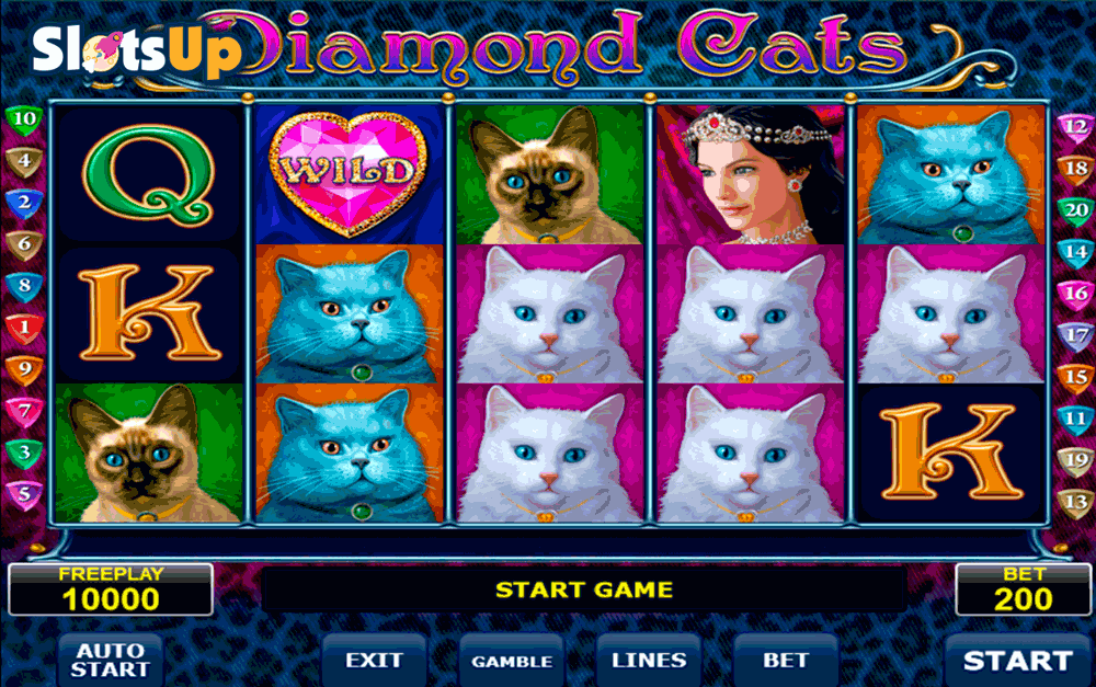 diamond cats amatic casino slots 