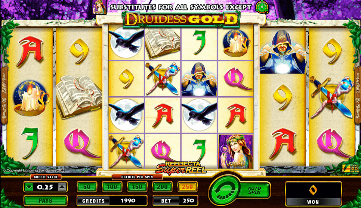 druidess gold amaya casino slots 