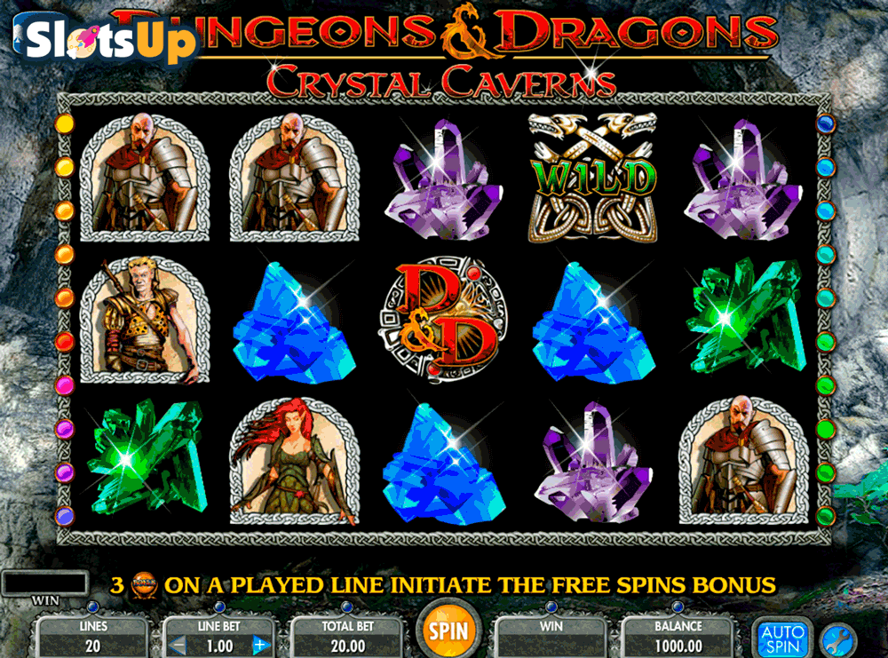 dungeons and dragons crystal caverns igt casino slots 