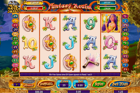 Fantasy Realm Amaya Casino Slots 