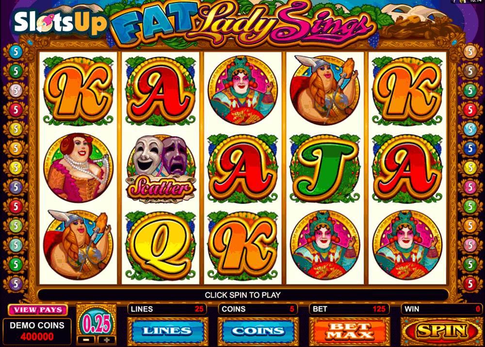 fat lady sings microgaming casino slots 