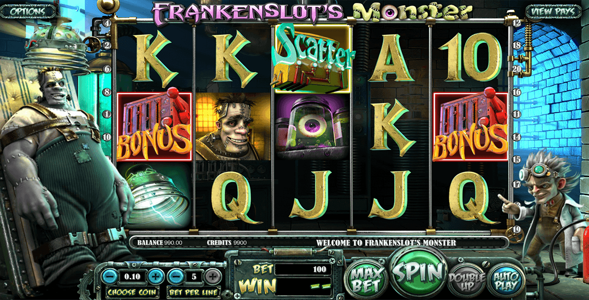 frankenslots monster betsoft casino slots 