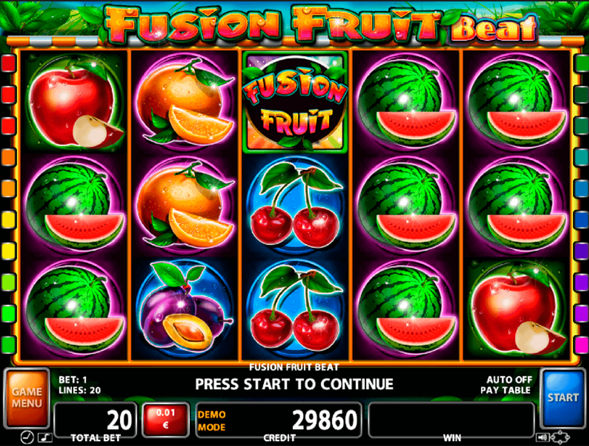 fusion fruit beat casino technology slot machine 