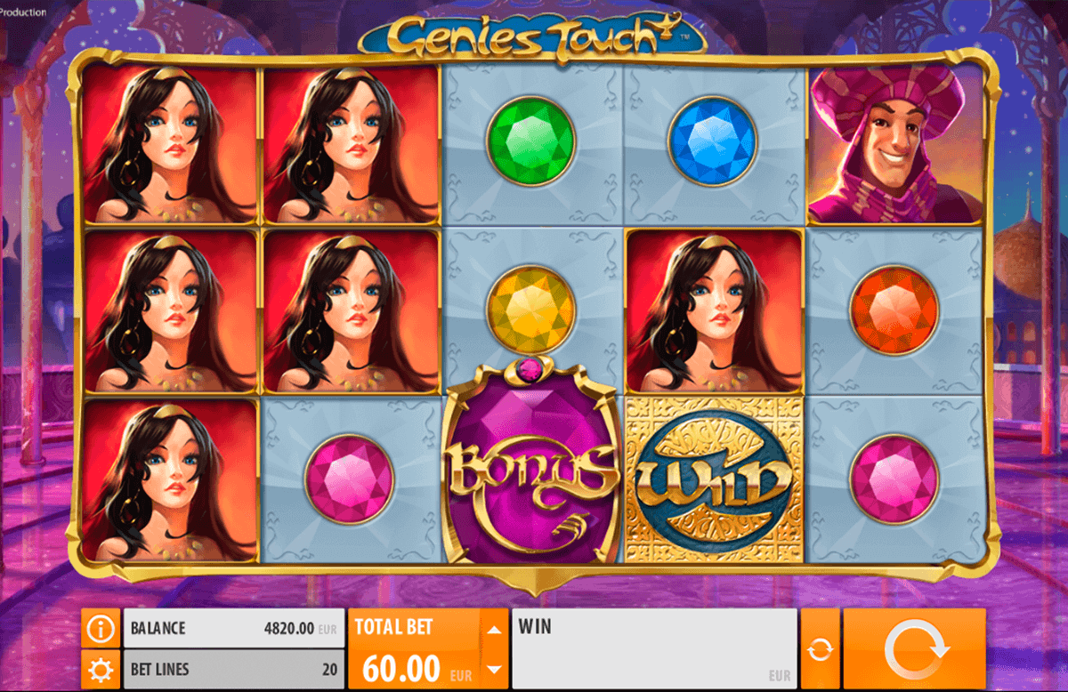 genies touch quickspin casino slots 