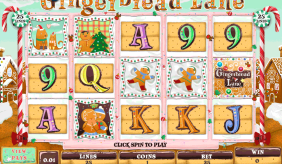 Gingerbread Lane Genesis Casino Slots 
