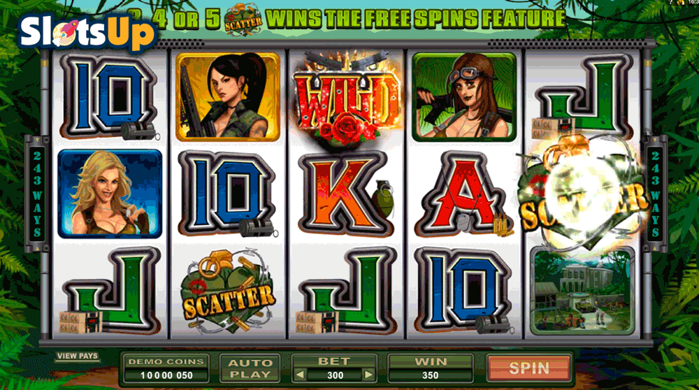 girls with guns jungle heat microgaming casino slots 