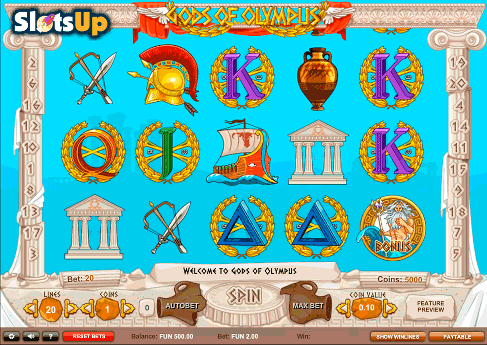 gods of olympus 1x2gaming casino slots 