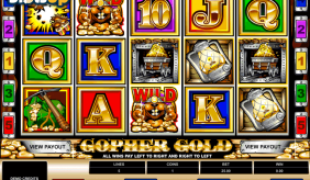 Gopher Gold Microgaming Casino Slots 