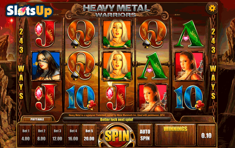 heavy metal warriors isoftbet casino slots 