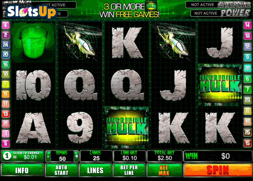incredible hulk playtech casino slots 
