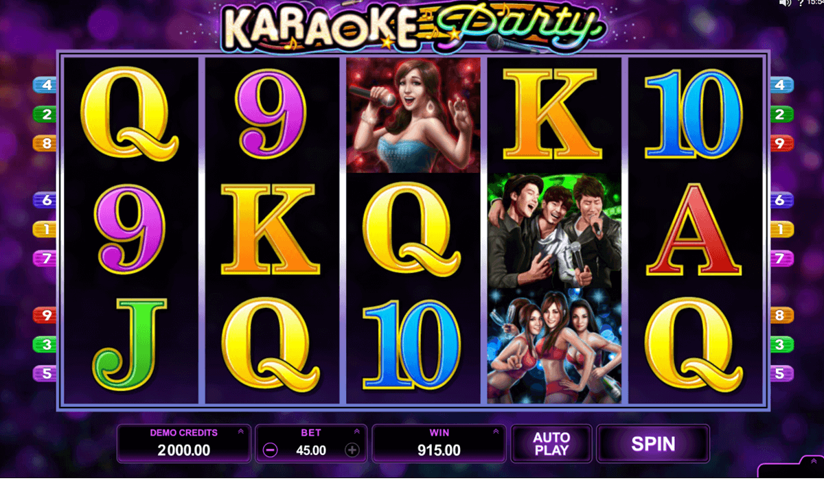 karaoke party microgaming casino slots 
