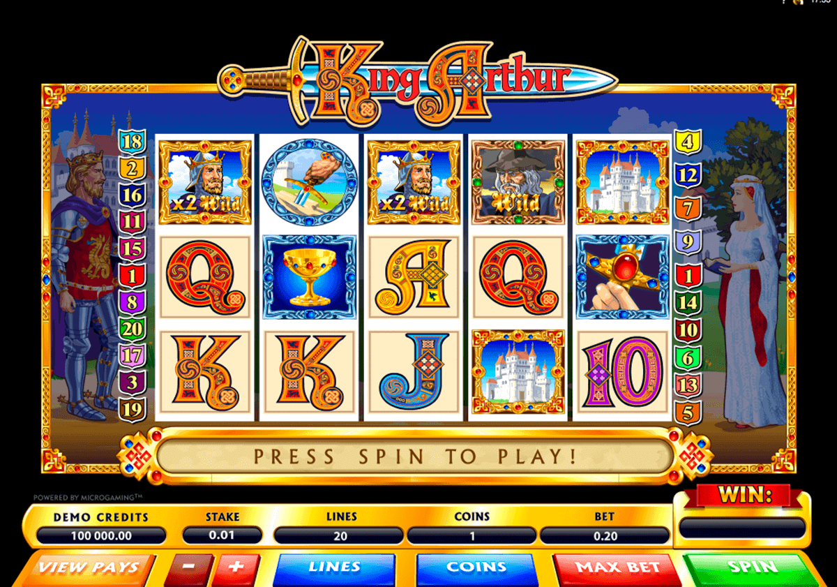 king arthur microgaming casino slots 