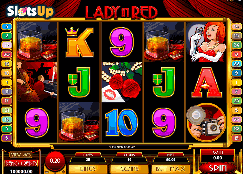 lady in red microgaming casino slots 