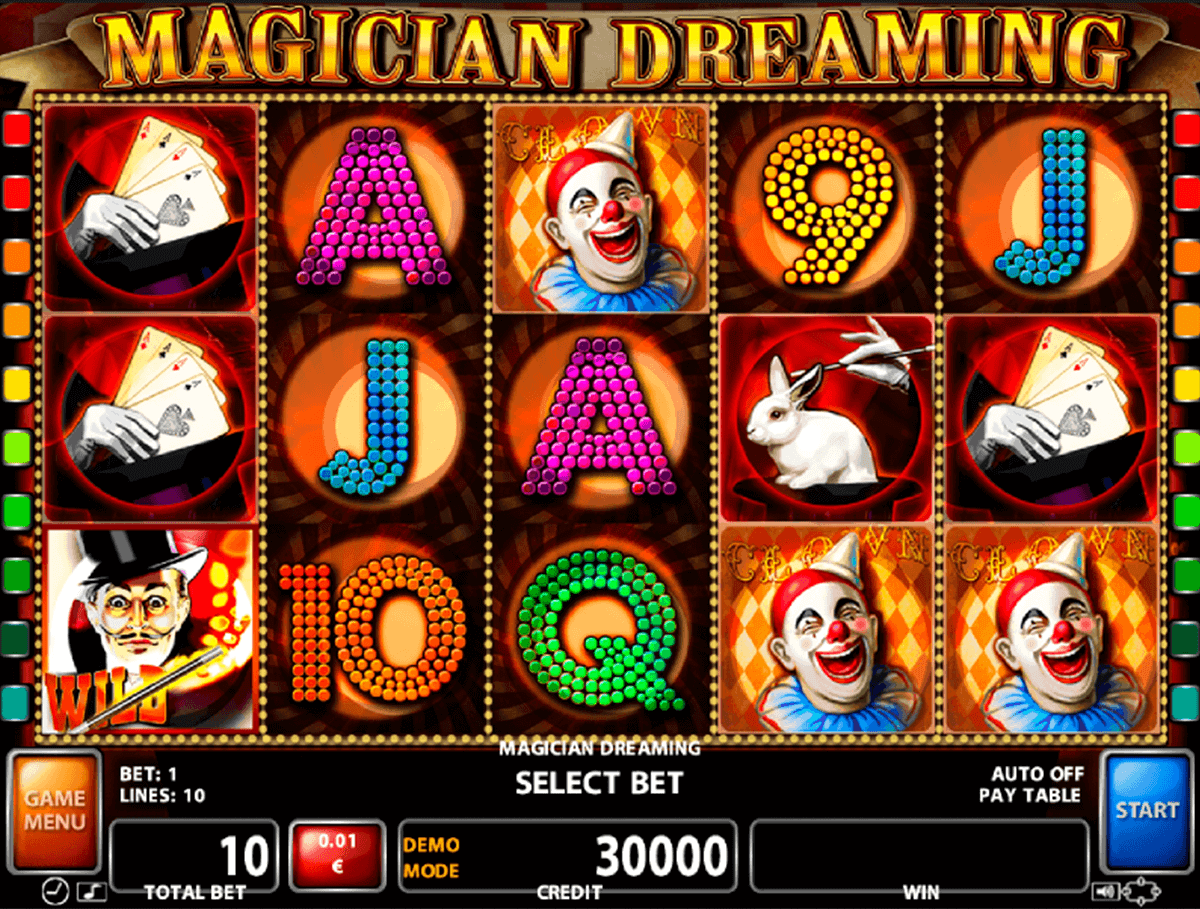magician dreaming casino technology slot machine 