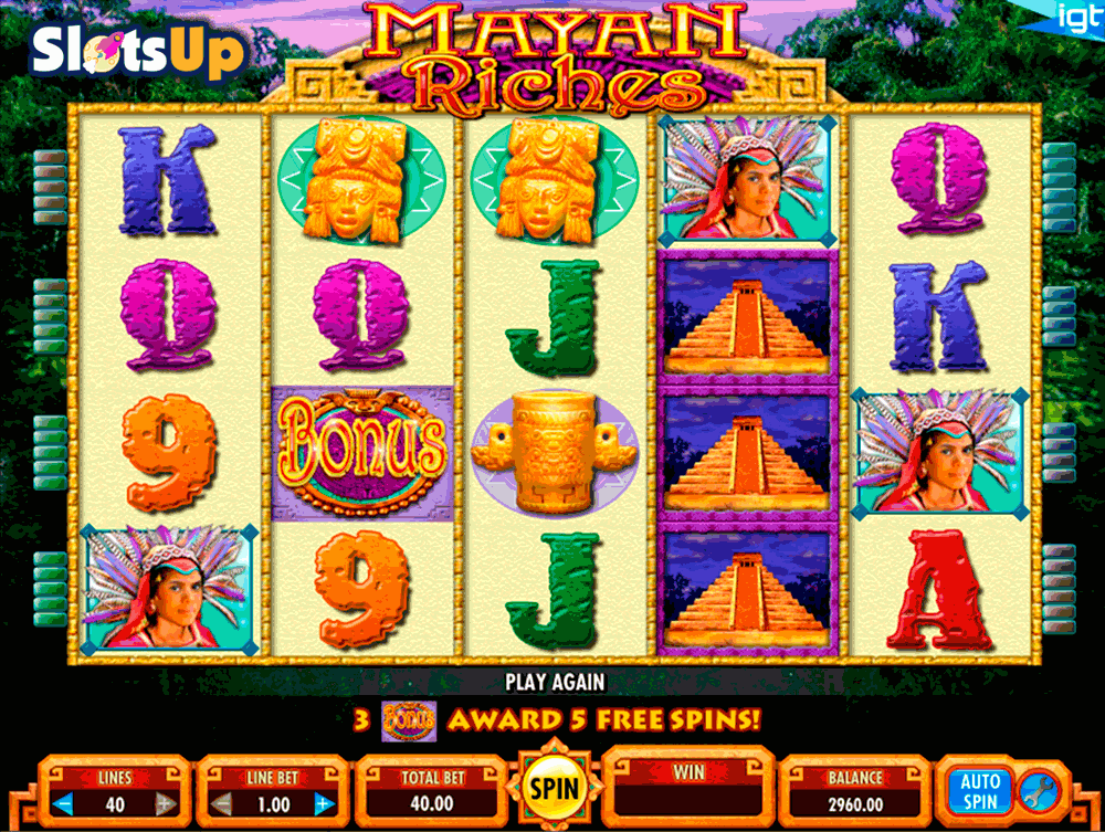 mayan riches igt casino slots 