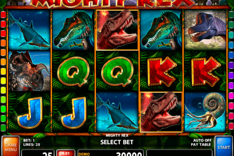 Mighty Rex Casino Technology Slot Machine 