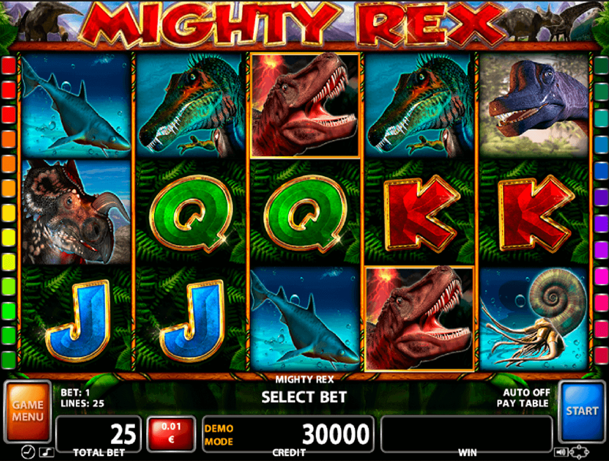 mighty rex casino technology slot machine 