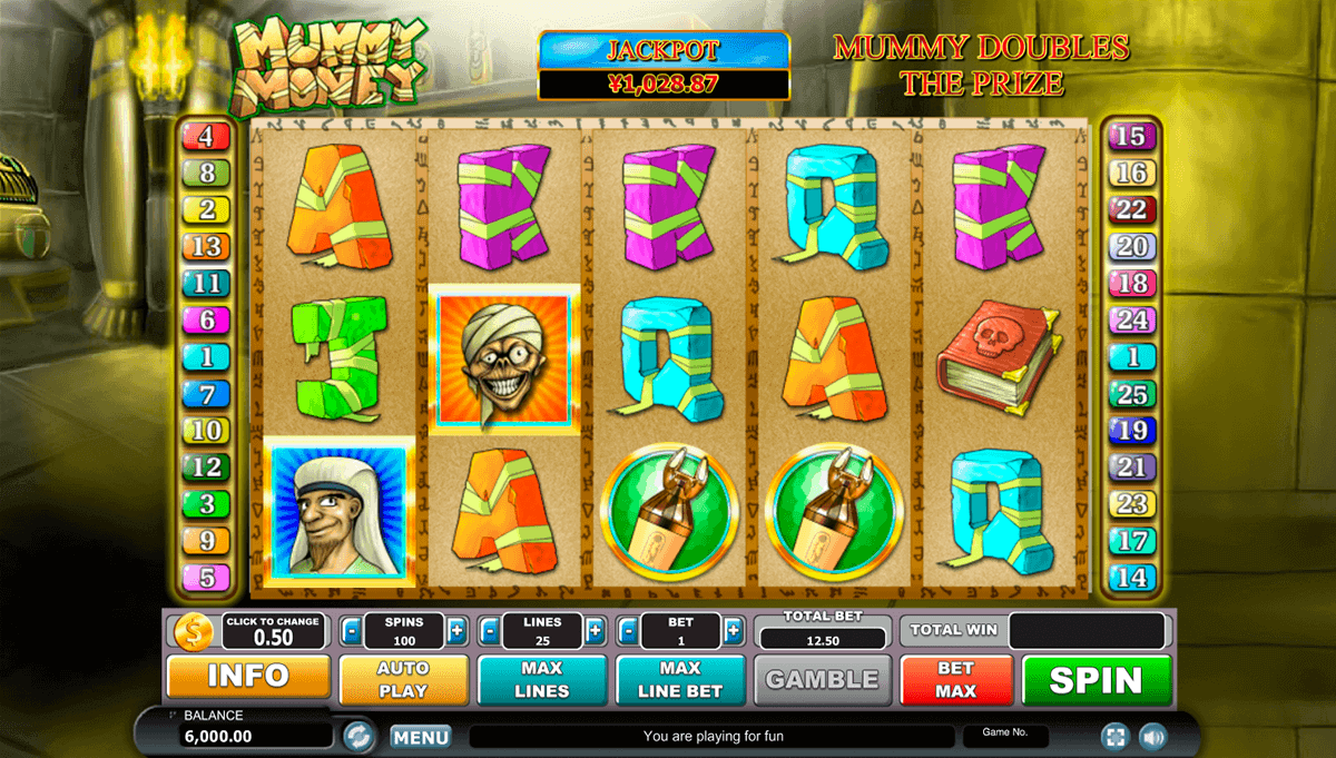 mummy money habanero slot machine 
