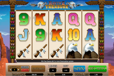 Native Treasure Amaya Casino Slots 