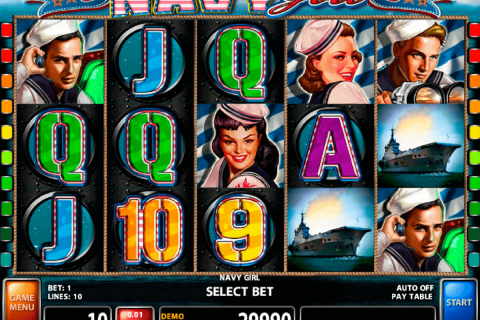 Navy Girl Casino Technology Slot Machine 