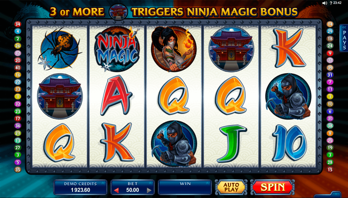 ninja magic microgaming casino slots 