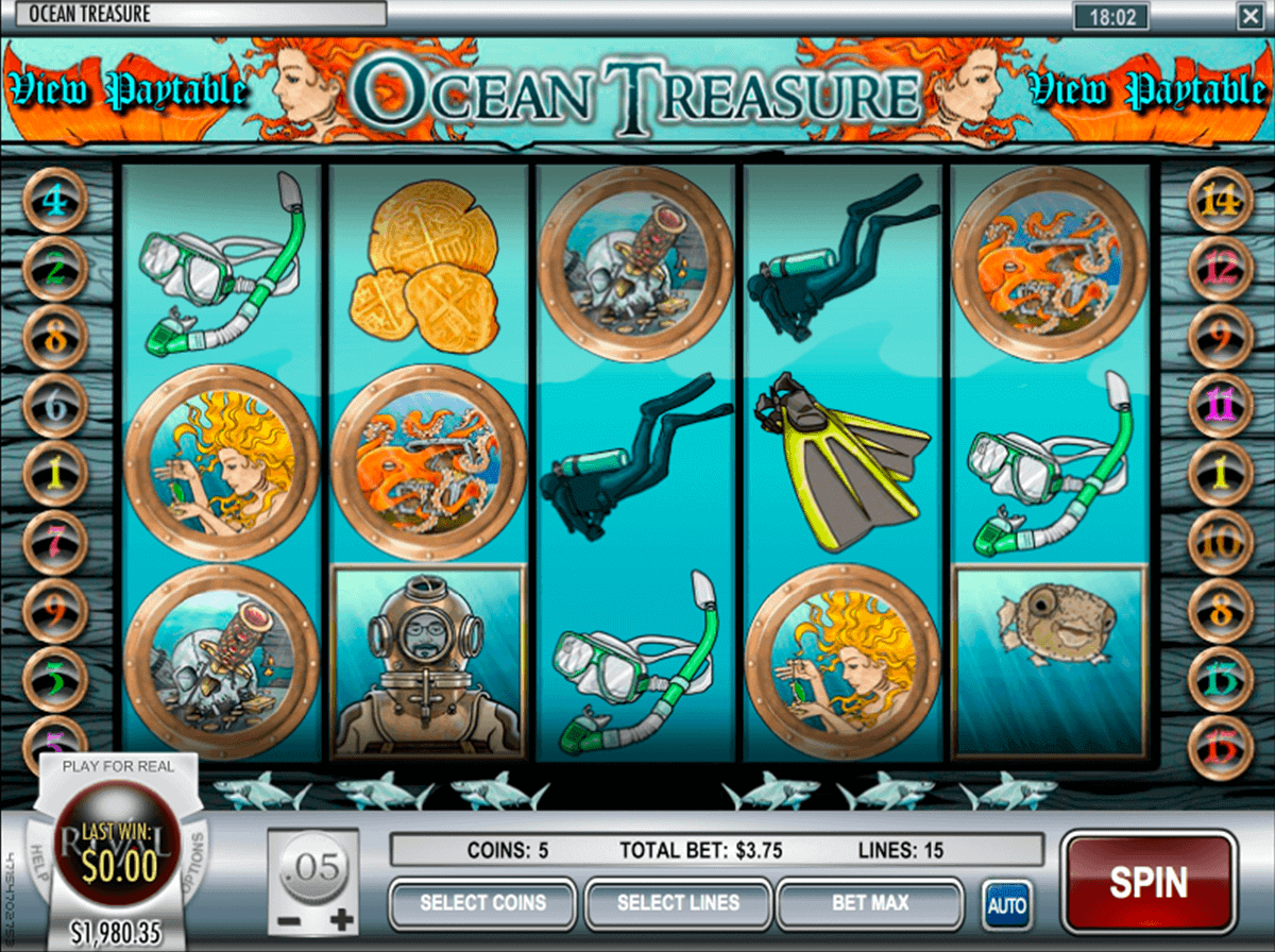 ocean treasure rival casino slots 