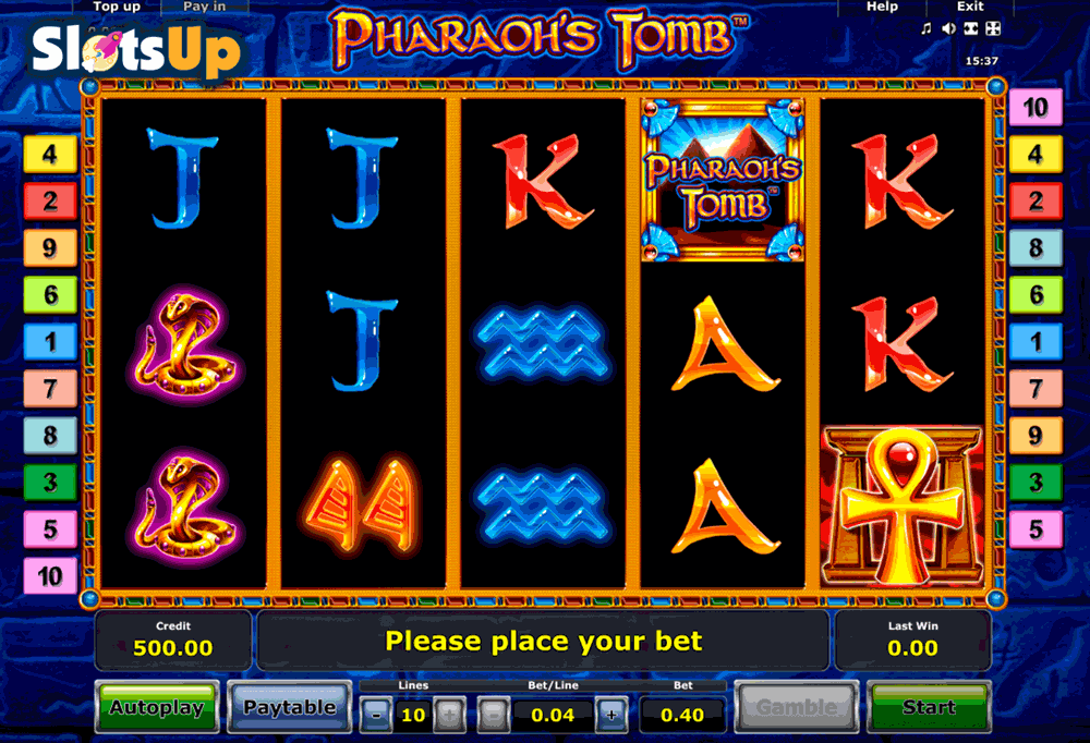 pharaohs tomb novomatic casino slots 