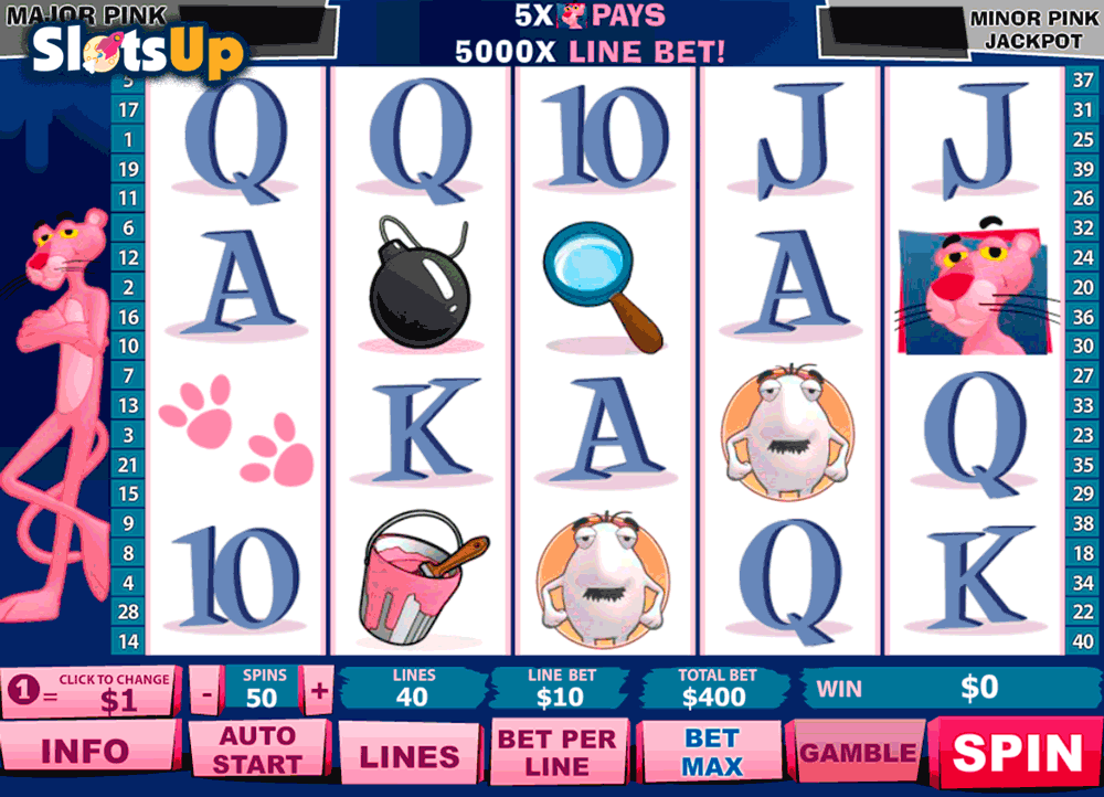 pink panther playtech casino slots 
