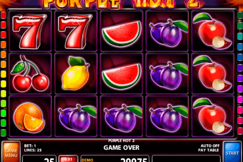 Purple Hot 2 Casino Technology Slot Machine 