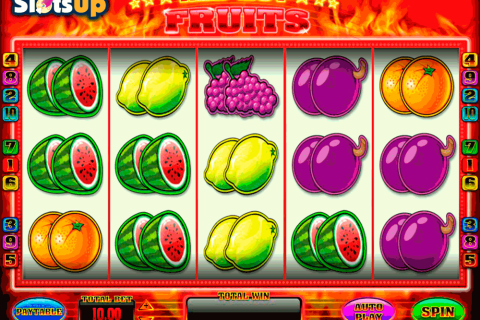 Red Hot Fruits Blueprint Casino Slots 