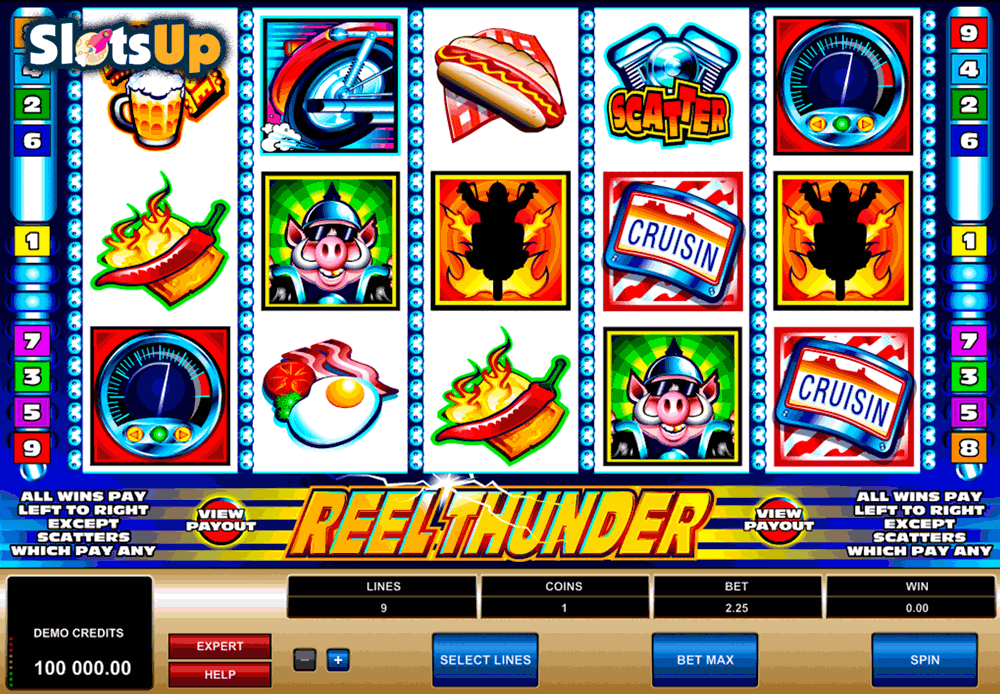 reel thunder microgaming casino slots 