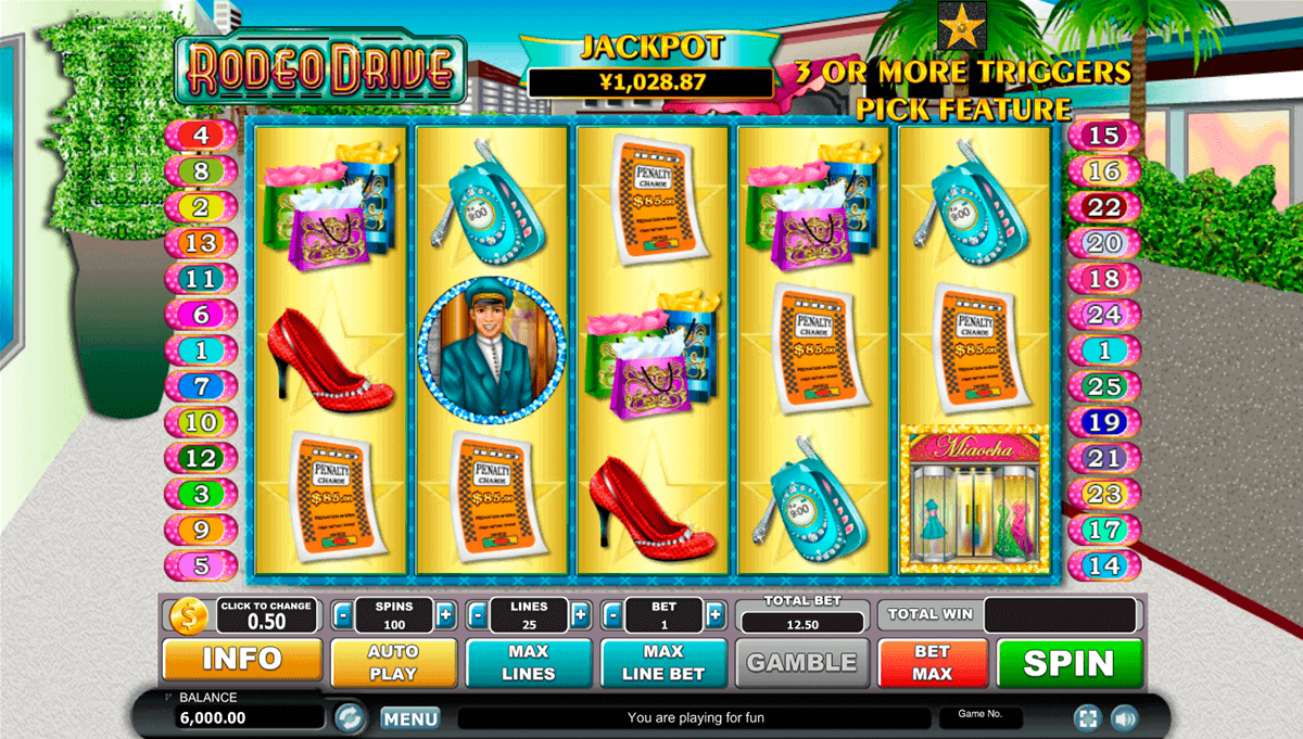 rodeo drive habanero slot machine 